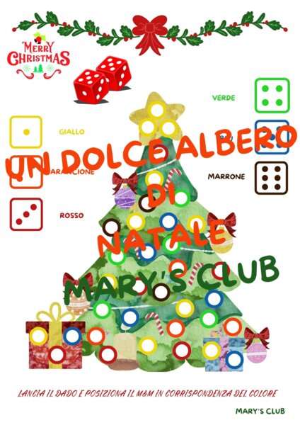 Natale. L'Albero di Natale con i M&M.