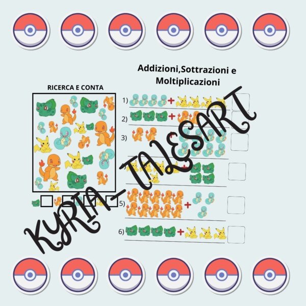Matematica con i Pokémon