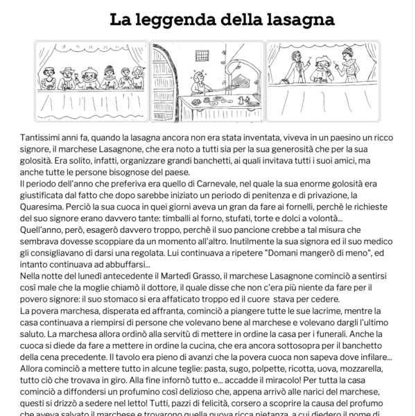 La leggenda della lasagna