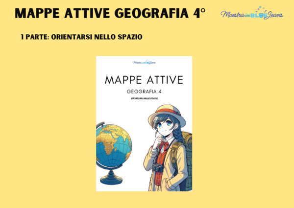 Mappe attive: Geografia 4 - Orientarsi dello spazio