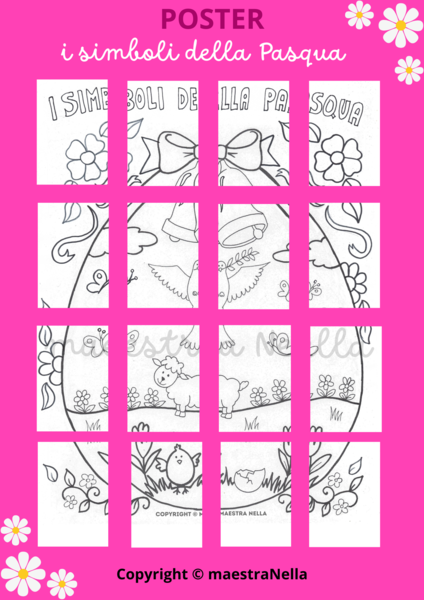 POSTER simboli della Pasqua