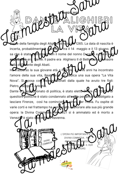 Dantedì_classe terza