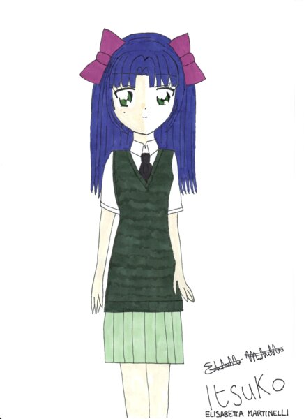 Scheda da colorare di Itsuko