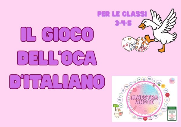 IL GIOCO DELL'OCA CLASSI 3-4-5
