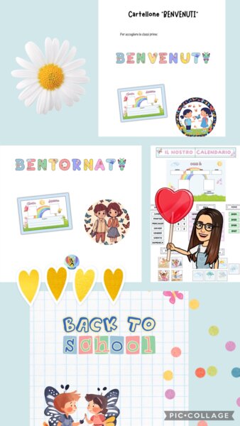 Back to school + calendario da parete FARFALLE