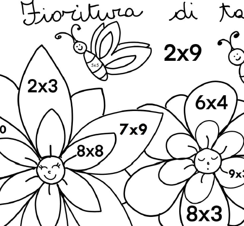 Fioritura di tabelline