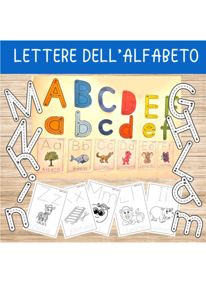 Poster dell’Alfabeto – Kit Educativo per la Classe Prima