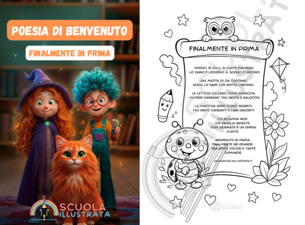 Poesia Benvenuto in Prima