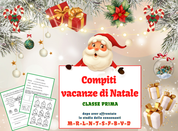COMPITI per le VACANZE DI NATALE