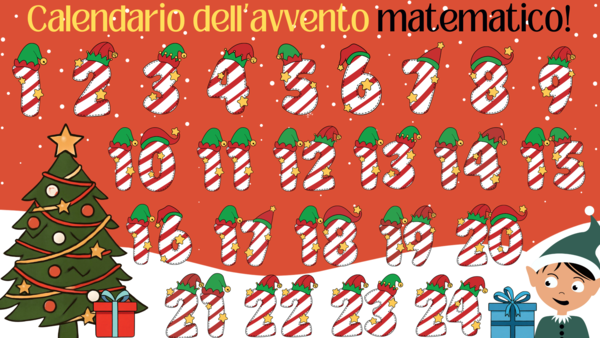 Calendario dell'avvento matematico - classe seconda 2^