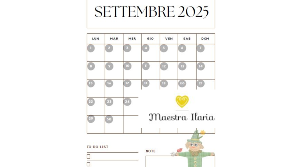 Planning mensile e presenze 2025/2026