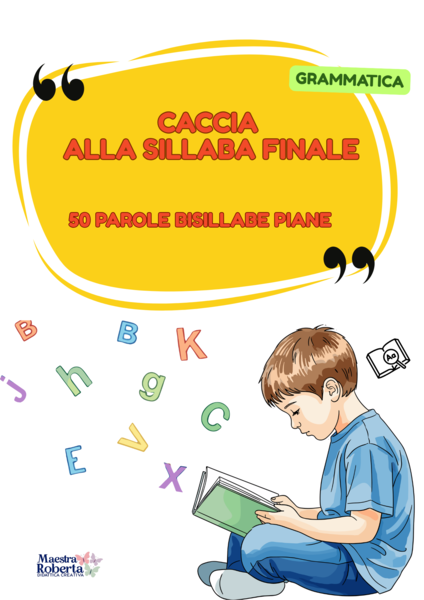Gioca con le sillabe: inserisci la sillaba finale