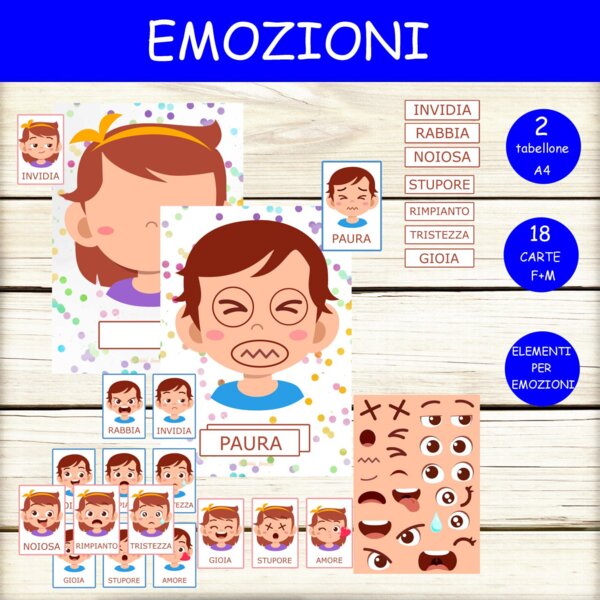 😊 Gioco didattico “Emozioni”