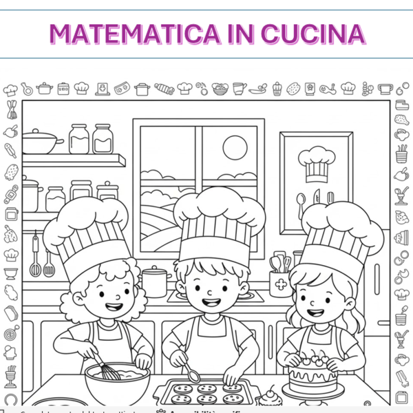 cuochi per un giorno. attività che lega la cucina con la matematica