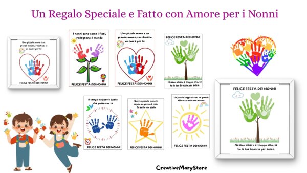 Un Regalo Speciale e Fatto con Amore per i Nonni