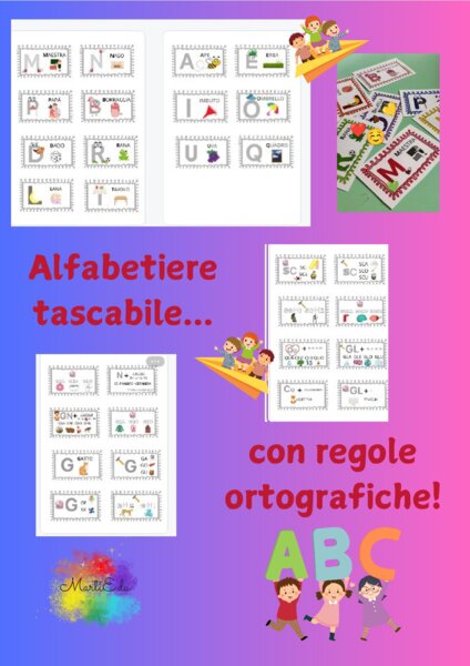 Alfabetiere tascabile con regole ortografiche