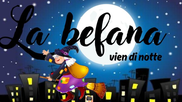 LA BEFANA VIEN DI NOTTE | Filastrocca per bambini | Poesie animate - #epifania