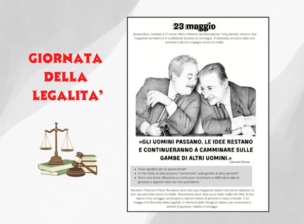 GIORNATA DELLA LEGALITA'