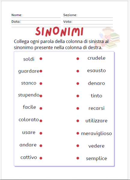 I SINONIMI