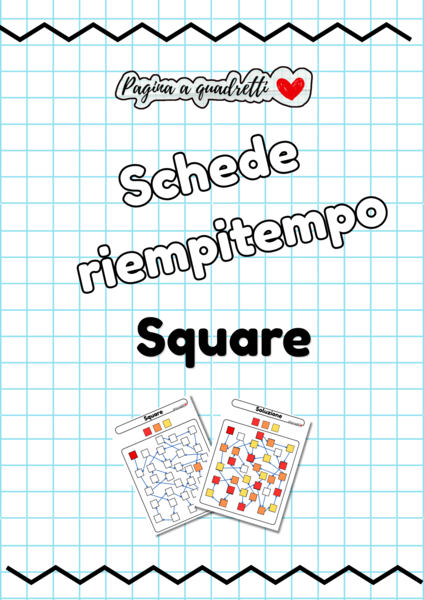 Attività riempitempo: abilità visuo spaziali (square)