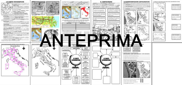GEOGRAFIA: LE CARTE GEOGRAFICHE CON MAPPA - DALLA CLASSE TERZA - SCUOLA PRIMARIA