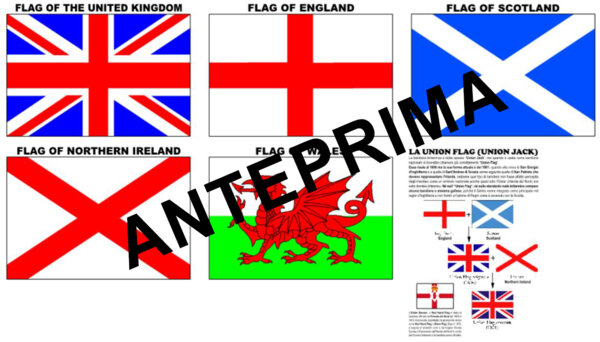 LE BANDIERE DEL REGNO UNITO - INGLESE - SCUOLA PRIMARIA