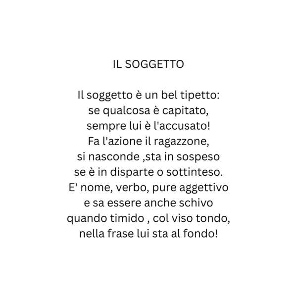 IL SOGGETTO