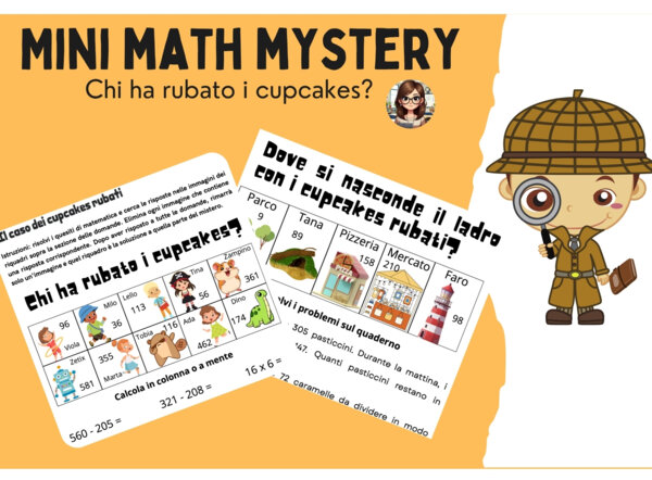 Mini Math Mystery: chi ha rubato i cupcakes?
