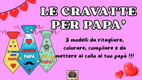 KIT 3 CRAVATTE PER IL PAPA'
