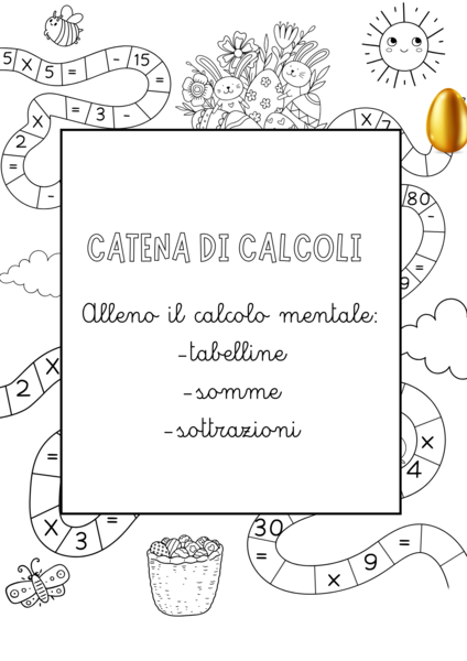 Percorso di Calcolo Mentale: Catena di Operazioni