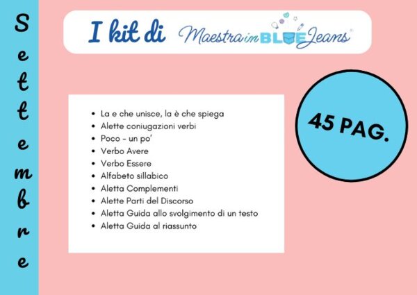 Kit schede attive e alette italiano