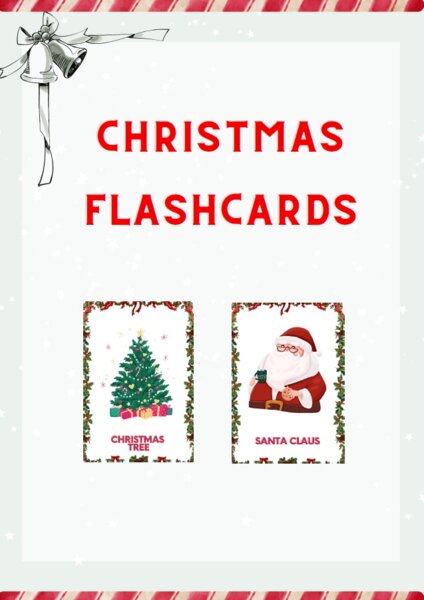 Christmas flashcards