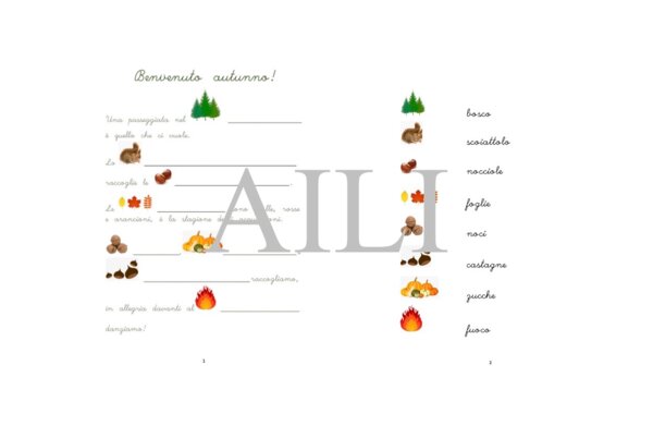 Benvenuto Autunno! Rime e parole in corsivo