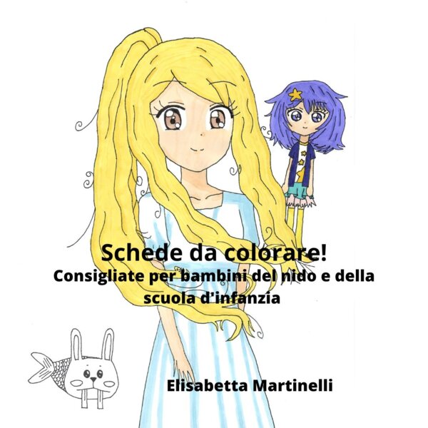Scheda da colorare di Eri e Aqua