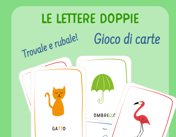 Le carte delle lettere doppie