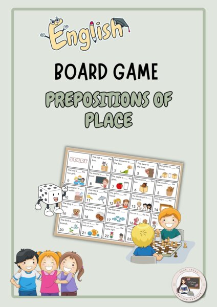 PREPOSITIONS OF PLACE - BOARD GAME | PREPOSIZIONI DI LUOGO - GIOCO DA TAVOLO