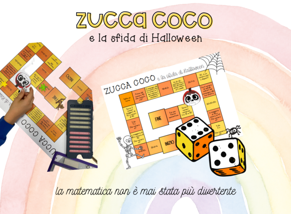Il giro dell'oca matematico: 0-100: LA GRANDE SFIDA DI HALLOWEEN