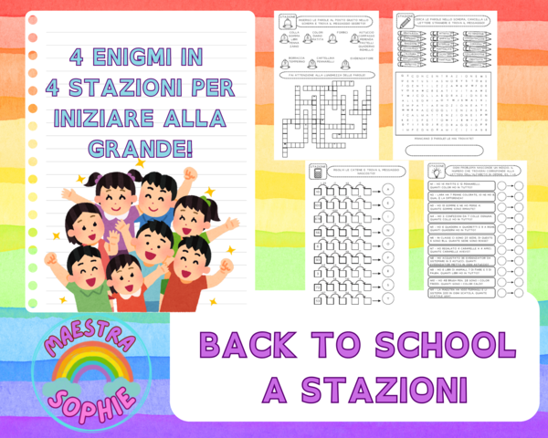 BACK TO SCHOOL - ENIGMI A STAZIONI