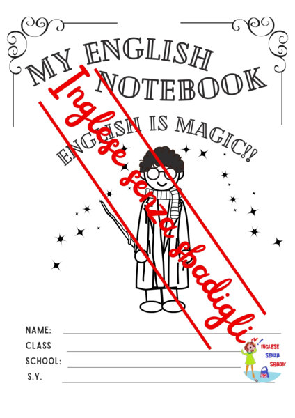 Back to school - English Notebook Covers