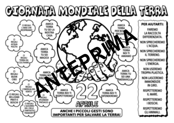 GIORNATA MONDIALE DELLA TERRA SCUOLA PRIMARIA