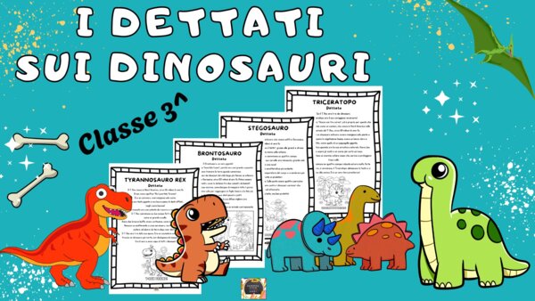 I DETTATI SUI DINOSAURI