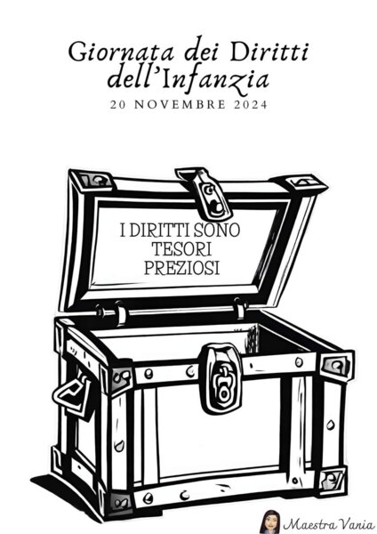 Scrigno dei diritti dei bambini.