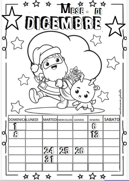 Calendarietto di Dicembre