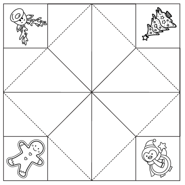 Gioco origami natale da personalizzare completamente!