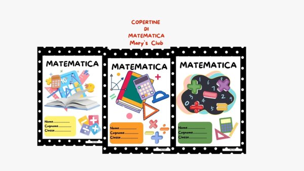 Copertine di Matematica