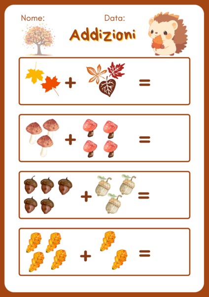 Matematica: Addizioni