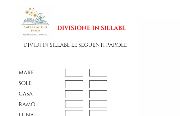 Divisione in sillabe