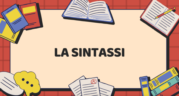 La sintassi - analisi logica