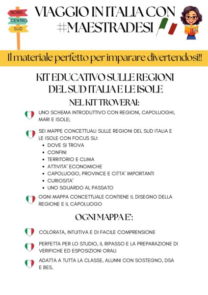 LE REGIONI DEL SUD + ISOLE