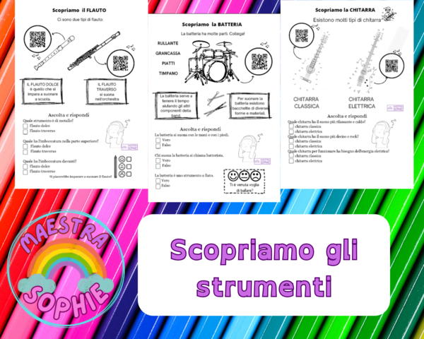 Scopriamo gli strumenti musicali
